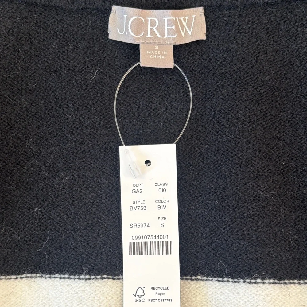 J. Crew Strip Sweater Size S  NWT - Picture 9 of 11